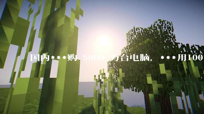 国内***购 5000 万台电脑，***用100％ 国产芯和操作系统，意味着什么？